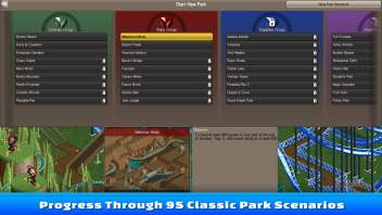 RollerCoaster Tycoon Classic na Steam – buduj park marzeń